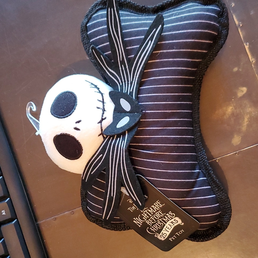 NEW Nightmare before Christmas  DOG / pet toy. Jack  NEW WITH TAGS